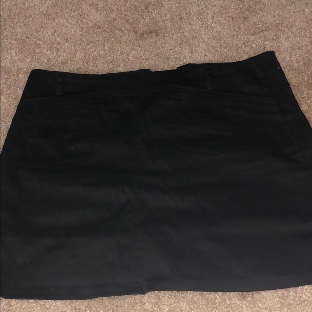 Black dressy skirt.